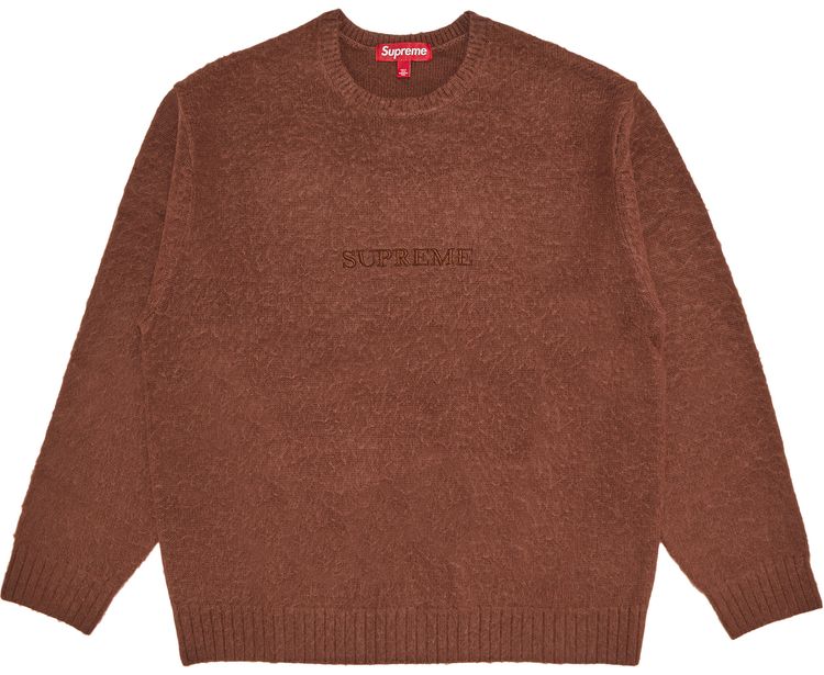 Supreme Pilled Sweater Brown