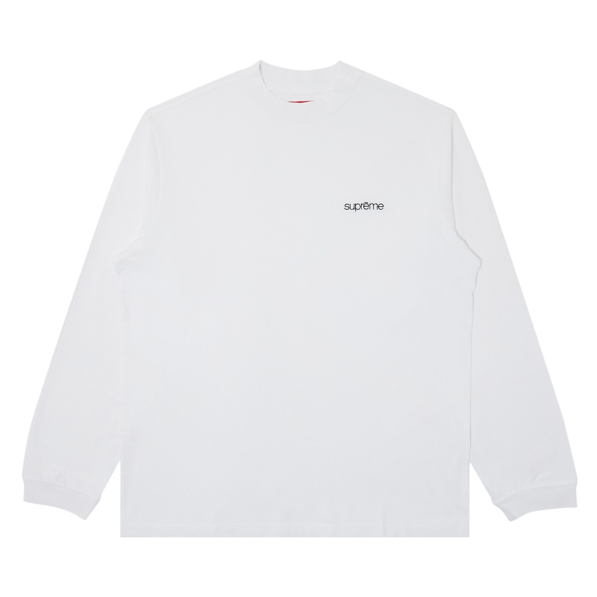 Buy Supreme Mock Neck Long-Sleeve Top 'White' - FW23KN63