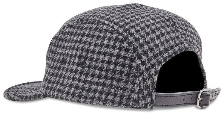 Supreme Houndstooth Wool Camp Cap Black