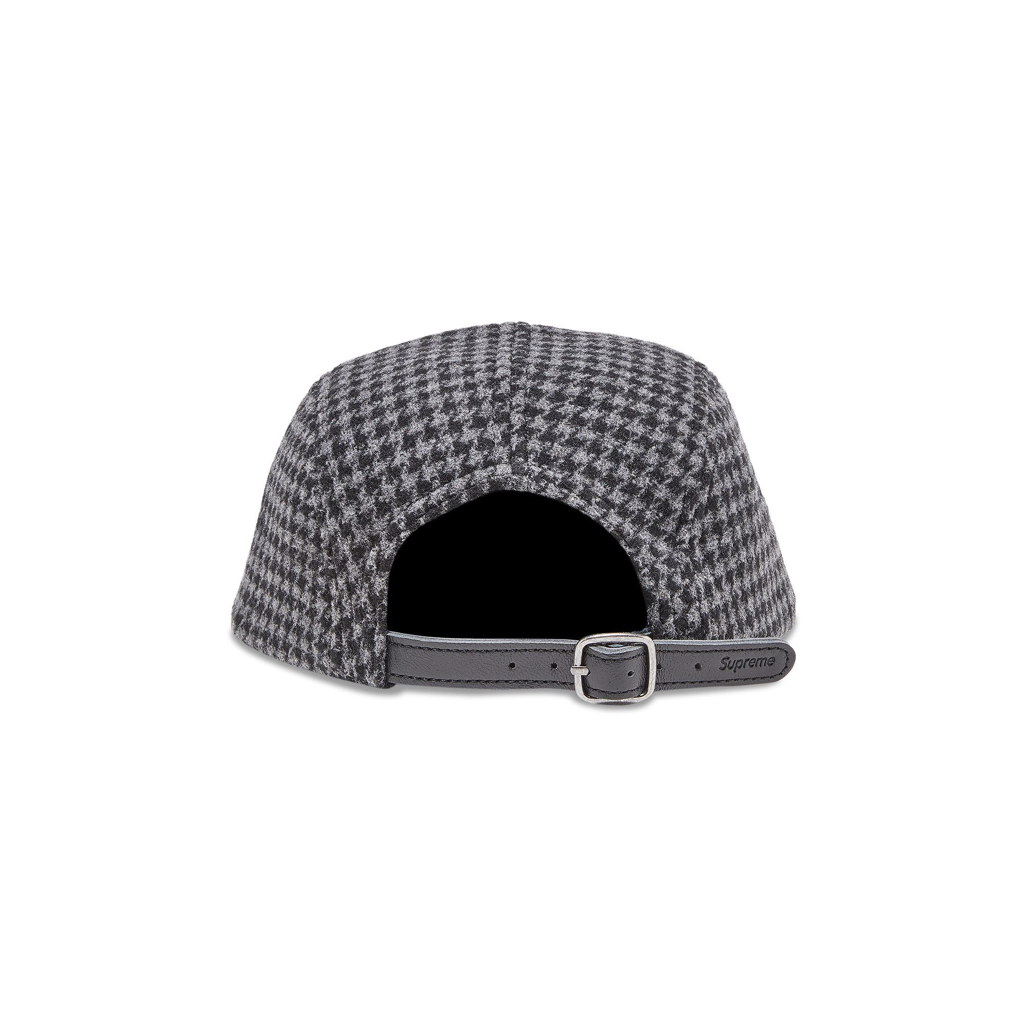 Buy Supreme Houndstooth Wool Camp Cap 'Black' - FW23H102 BLACK