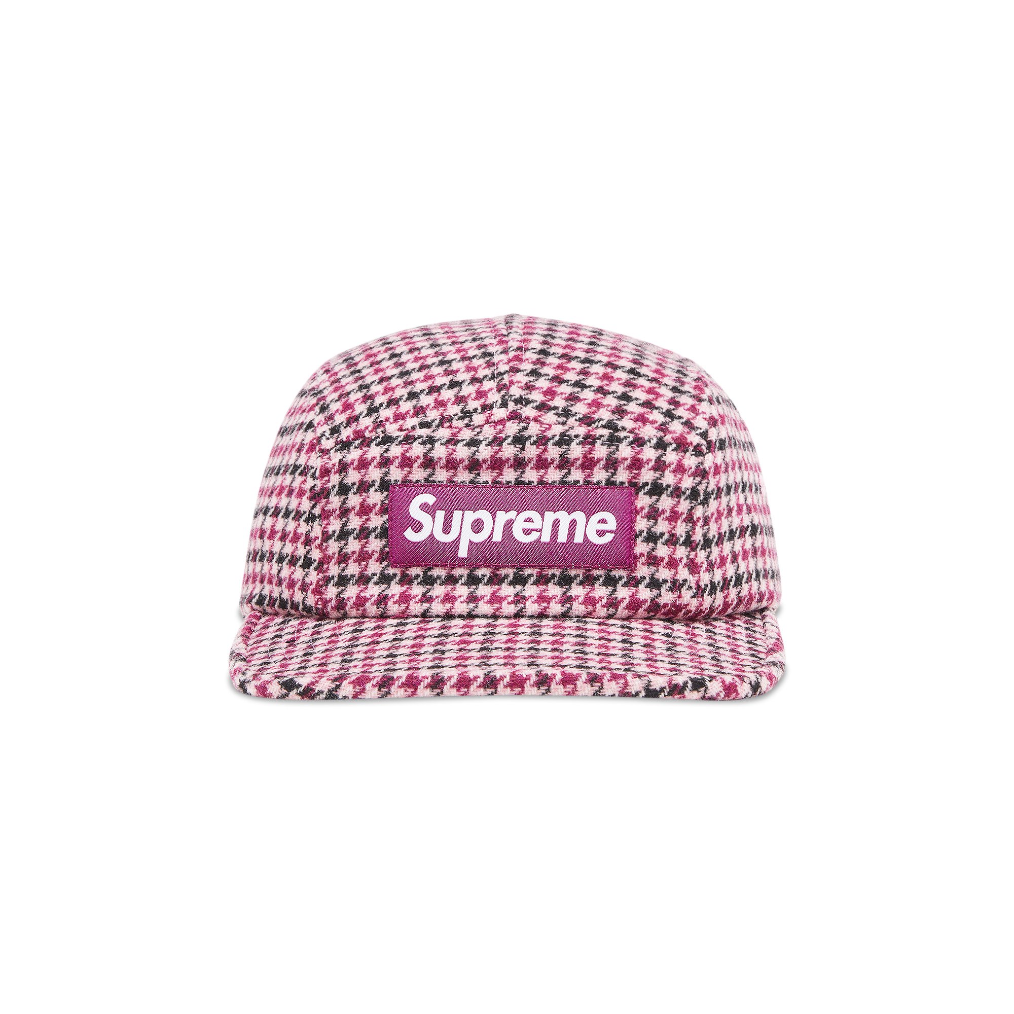 としたセレクトショップ Supreme Broken Houndstooth Camp Cap 13fw ...