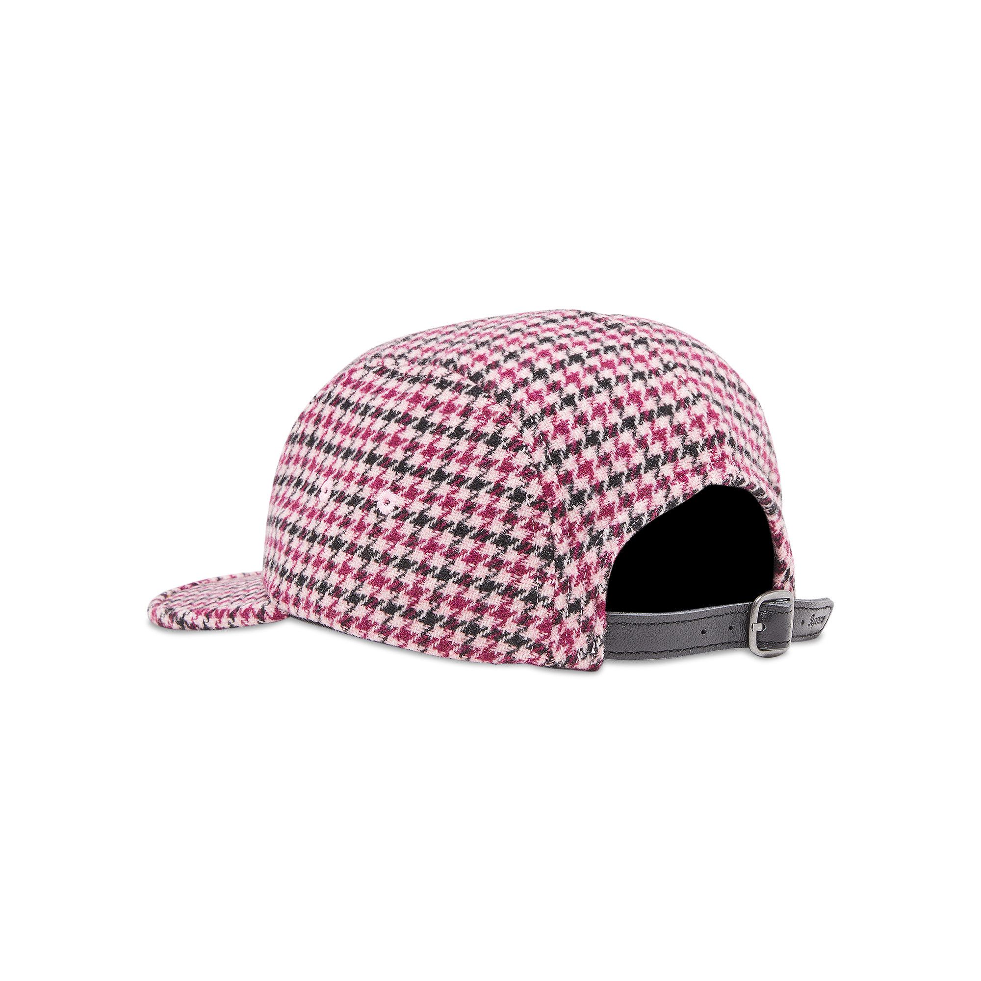 Buy Supreme Houndstooth Wool Camp Cap 'Pink' - FW23H102 PINK | GOAT