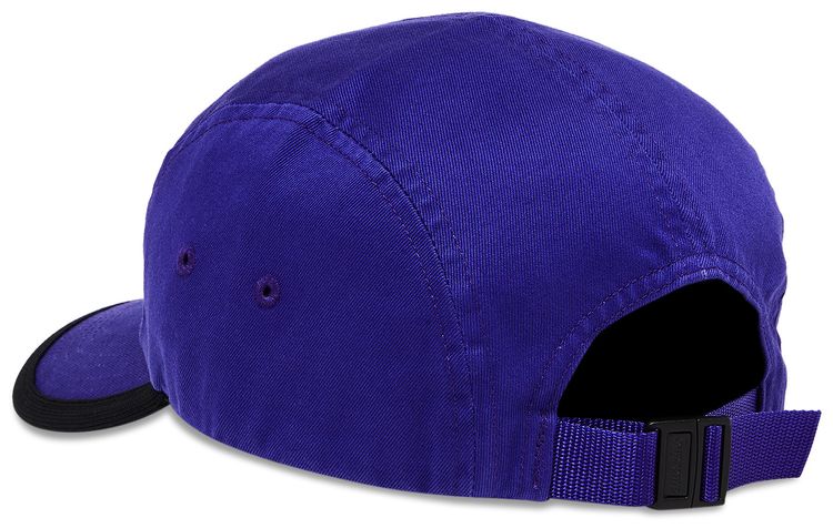 Supreme Visor Logo Camp Cap Blue