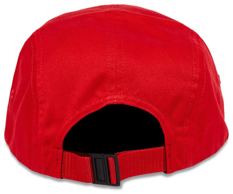 Supreme Visor Logo Camp Cap Red