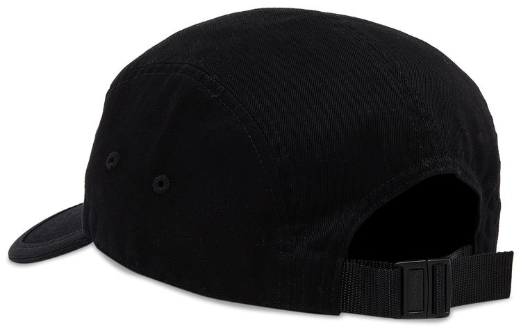 Supreme Visor Logo Camp Cap Black