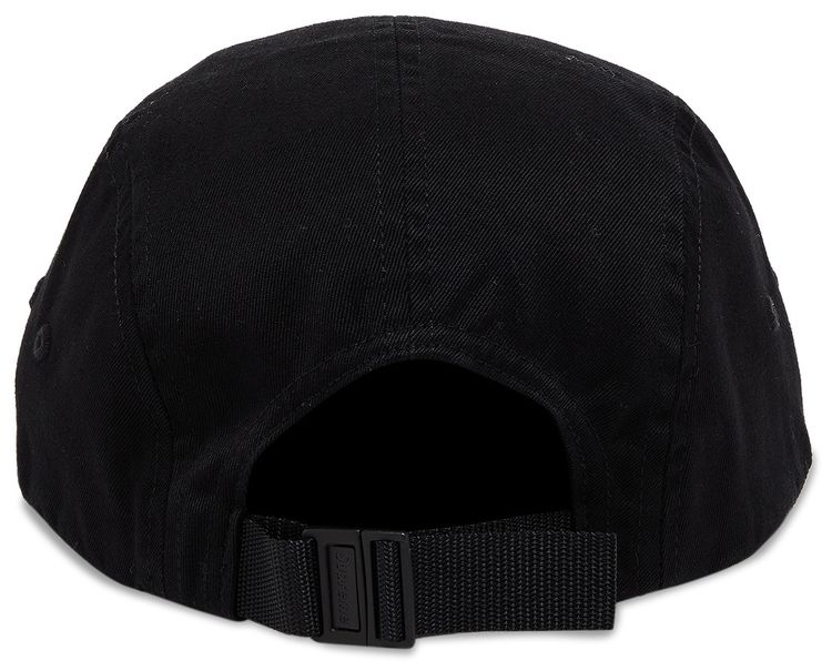 Supreme Visor Logo Camp Cap Black