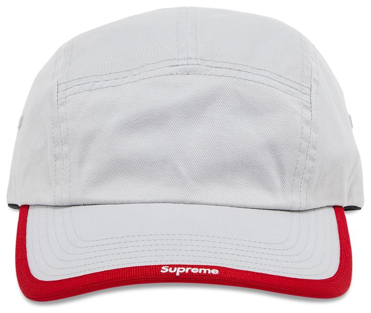 Buy Supreme Visor Logo Camp Cap 'Light Grey' FW23H37 LIGHT GREY GOAT