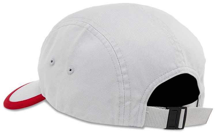 Supreme Visor Logo Camp Cap Light Grey