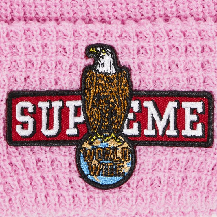 Supreme Eagle Beanie Pink