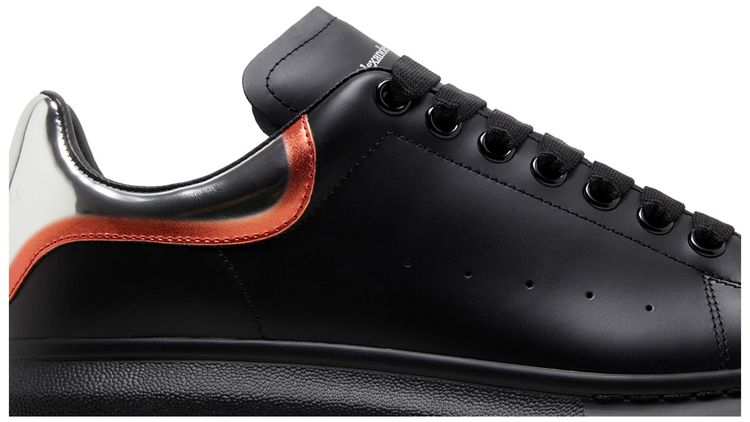 Alexander McQueen Oversized Sneaker Black Silver Welsh Red