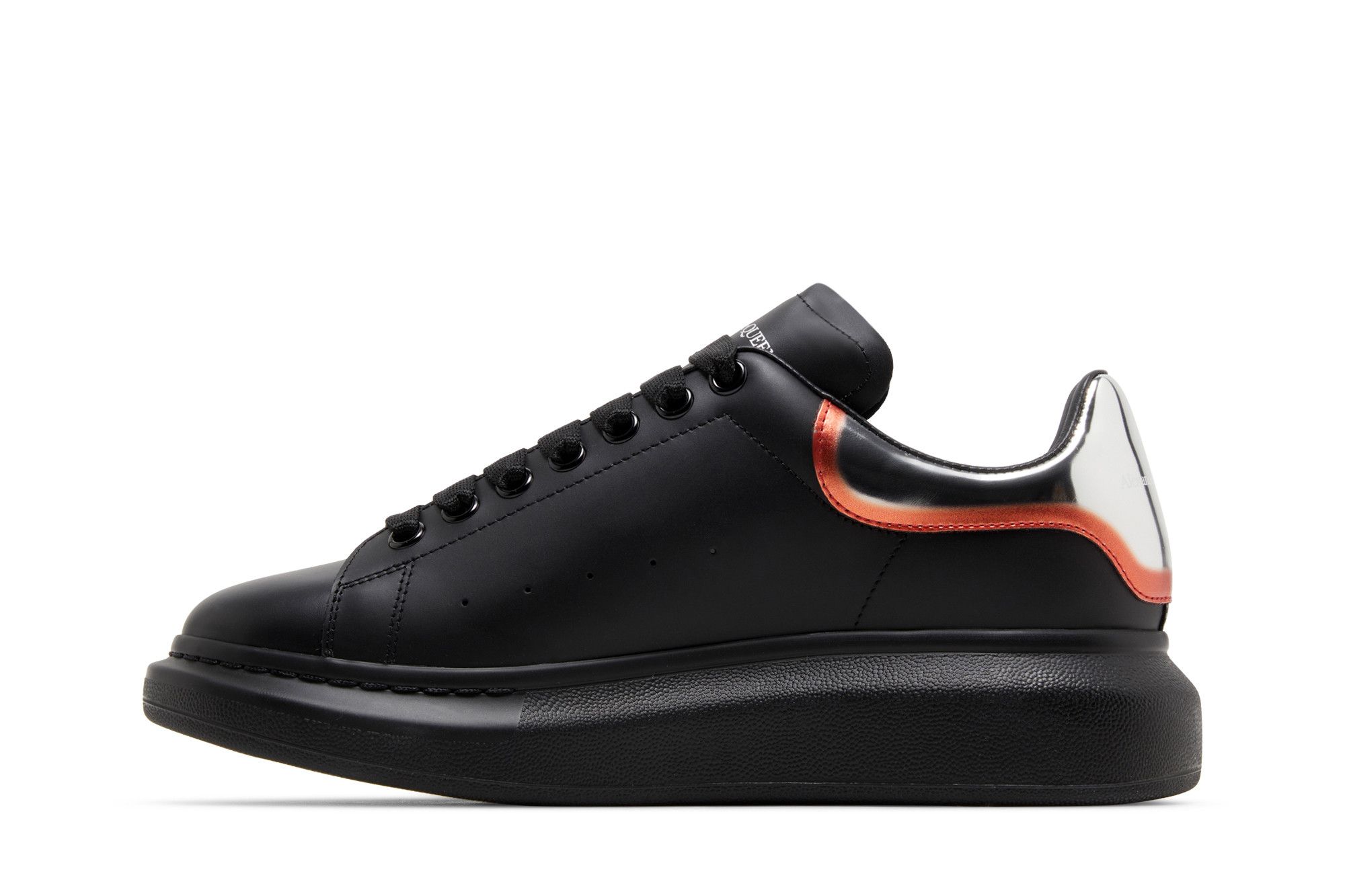 Buy Alexander McQueen Oversized Sneaker 'Black Silver Welsh