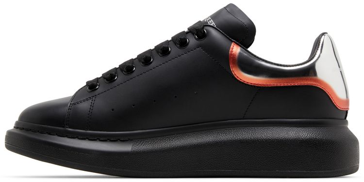 Alexander McQueen Oversized Sneaker Black Silver Welsh Red
