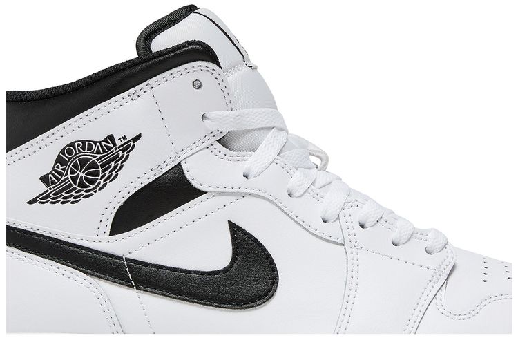 Air Jordan 1 Mid White Black