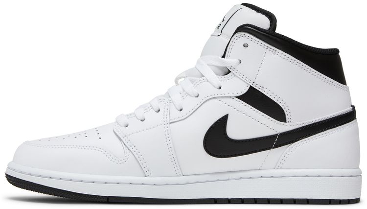 Air Jordan 1 Mid White Black