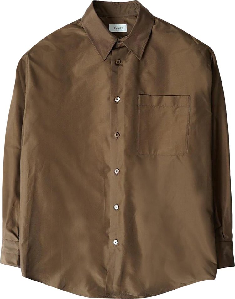 Lemaire Relaxed Shirt 'Dark Tobacco'