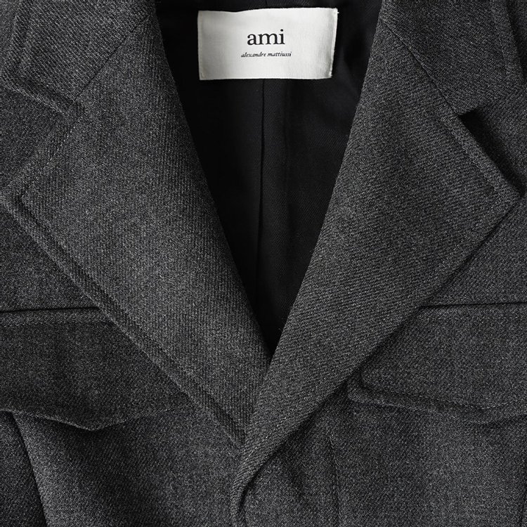 Ami Short Jacket Grey