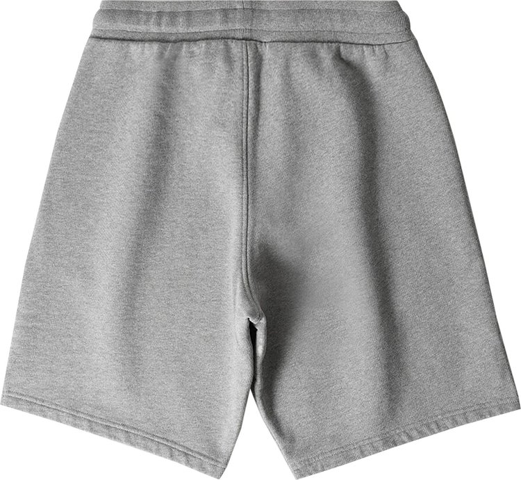 Ami Heart Logo Shorts Grey