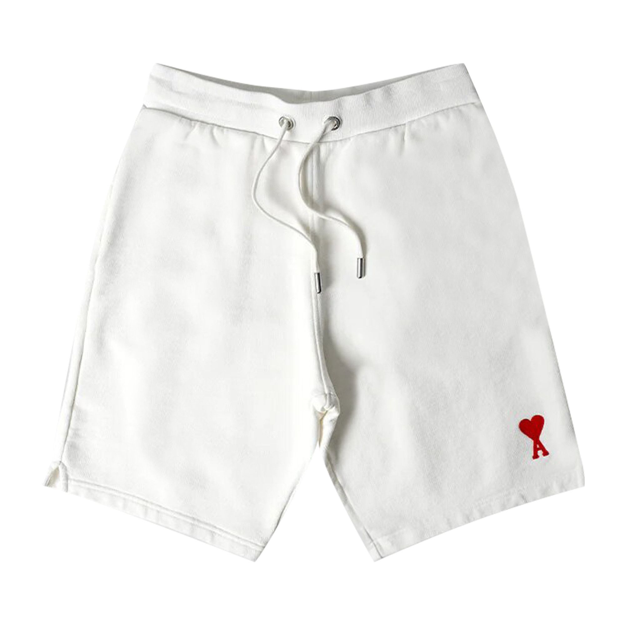 Buy Ami Heart Logo Shorts 'White' - US0604 747 175 | GOAT