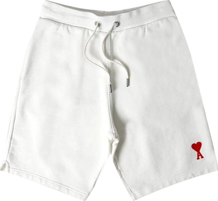 Ami Heart Logo Shorts 'White'