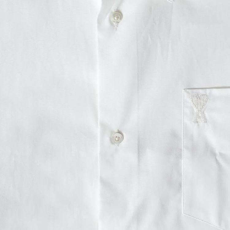 Ami Drawstring Overshirt White