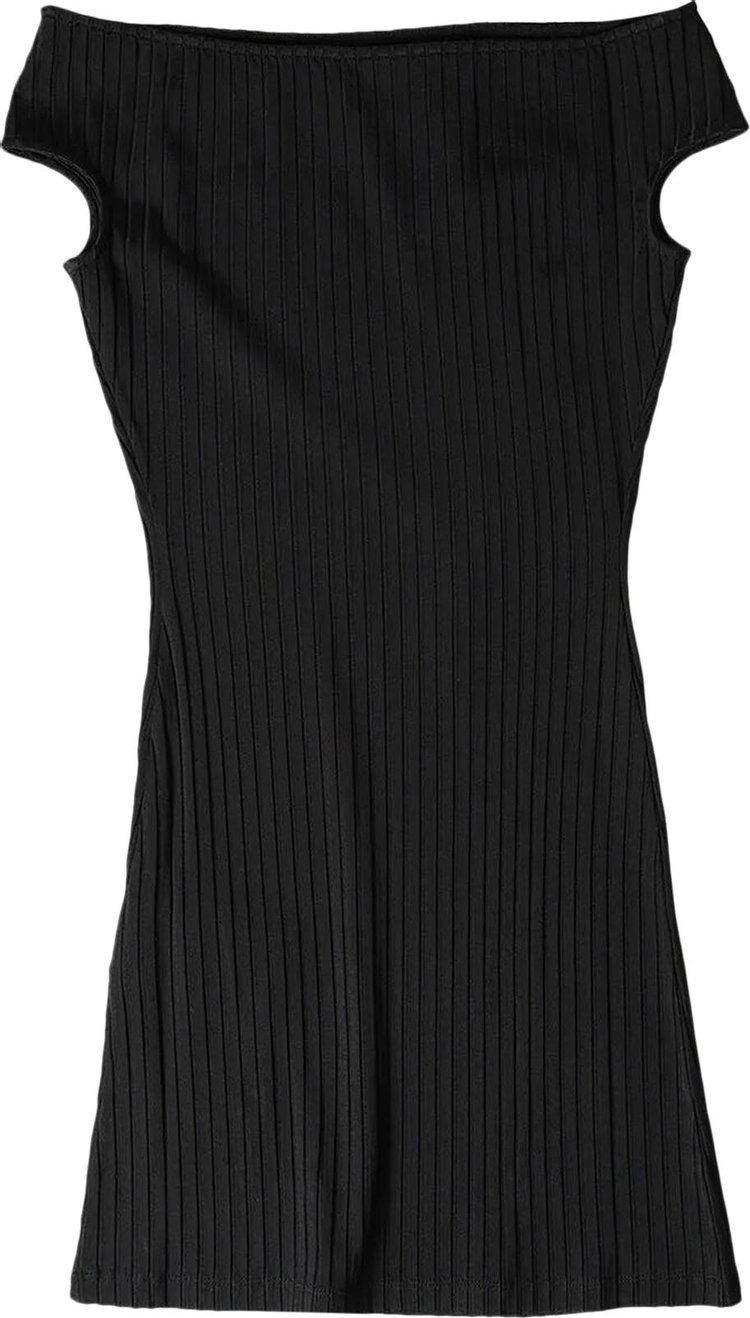 Ami Off-Shoulder Mini Dress 'Black'