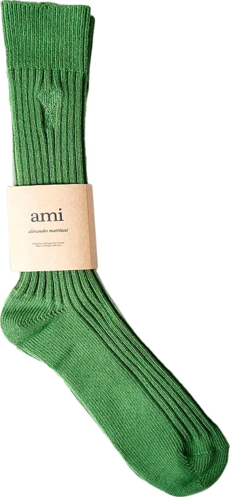 Ami Logo Socks 'Green'