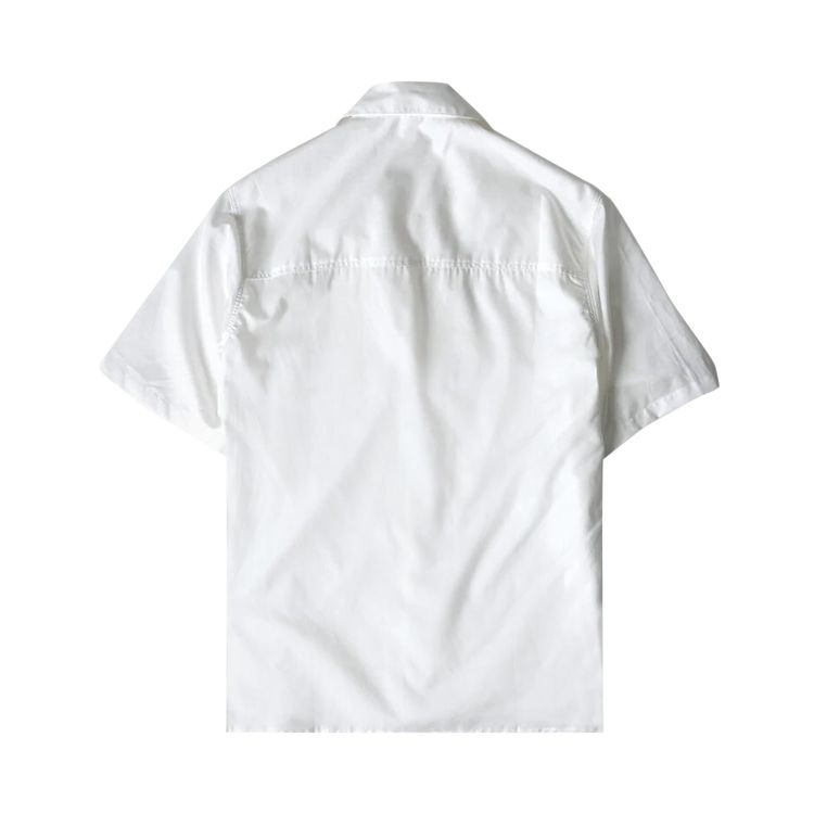 Ami Shark Collar Shirt Natural White