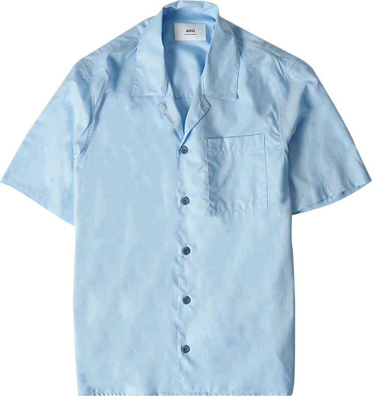 Ami Shark Collar Shirt 'Sky Blue'