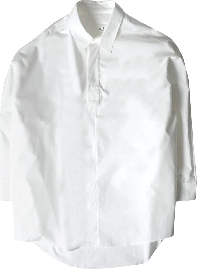 Ami Shirt Dress 'Natural White'