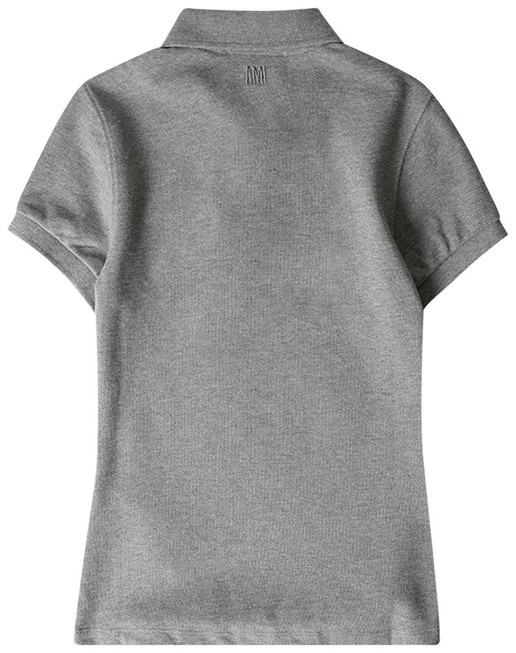 Ami Polo Shirt Grey