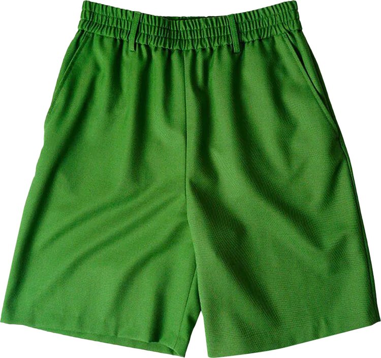 Ami Elasticated Waist Shorts 'Fir Green'
