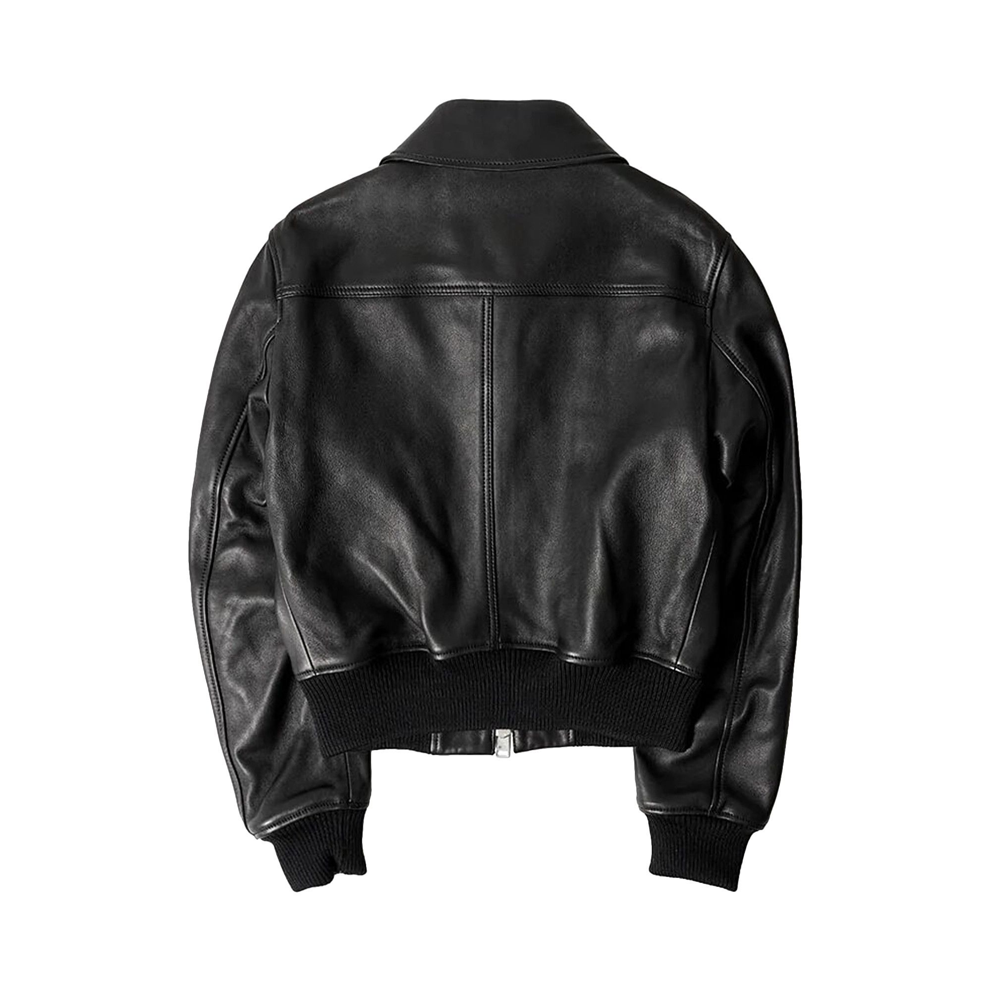 優待特典一覧 Leather Zip Ami Buy Jacket GOAT | 001 552 UJK008 - 'Black' ミニカー