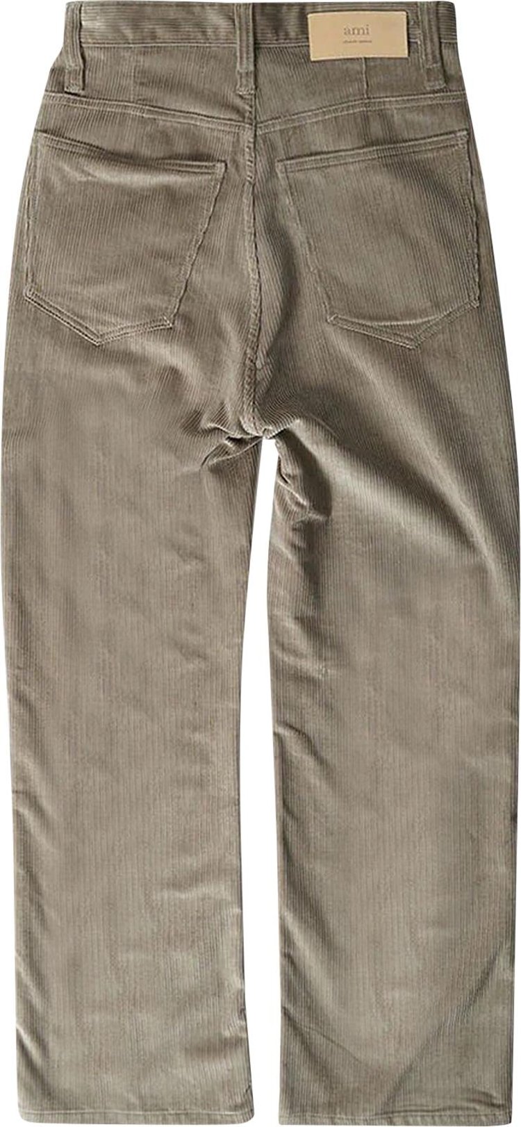 Ami Baggy Fit Trousers Clay