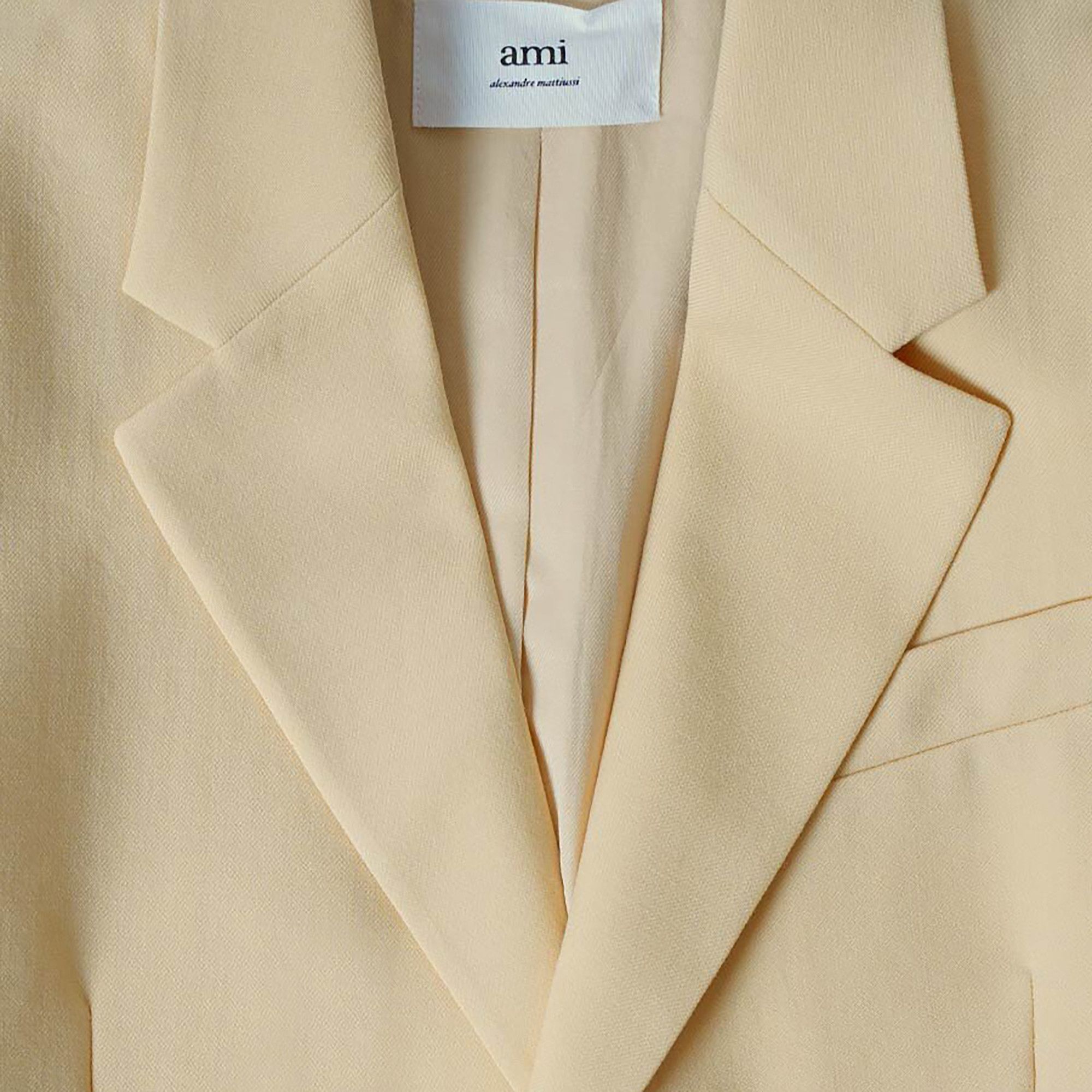 ジャケットその他 HUECLOSET Vanilla two button blazer Buy Ami Two Button Jacket 'Vanilla' - FBV301 WV0026 719 | GOAT