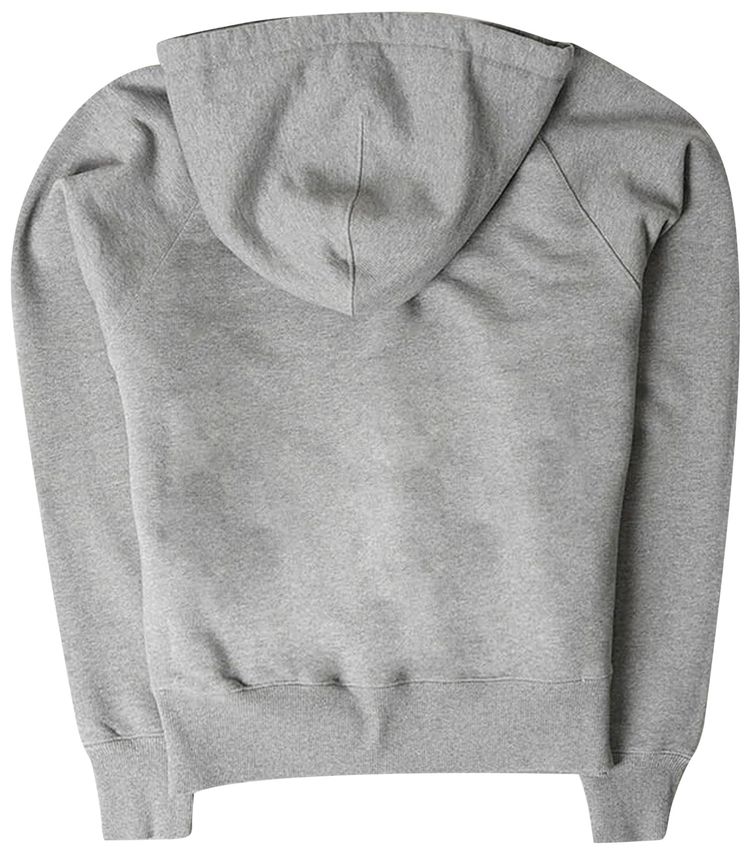 Ami Zipped Hoodie Heather Grey