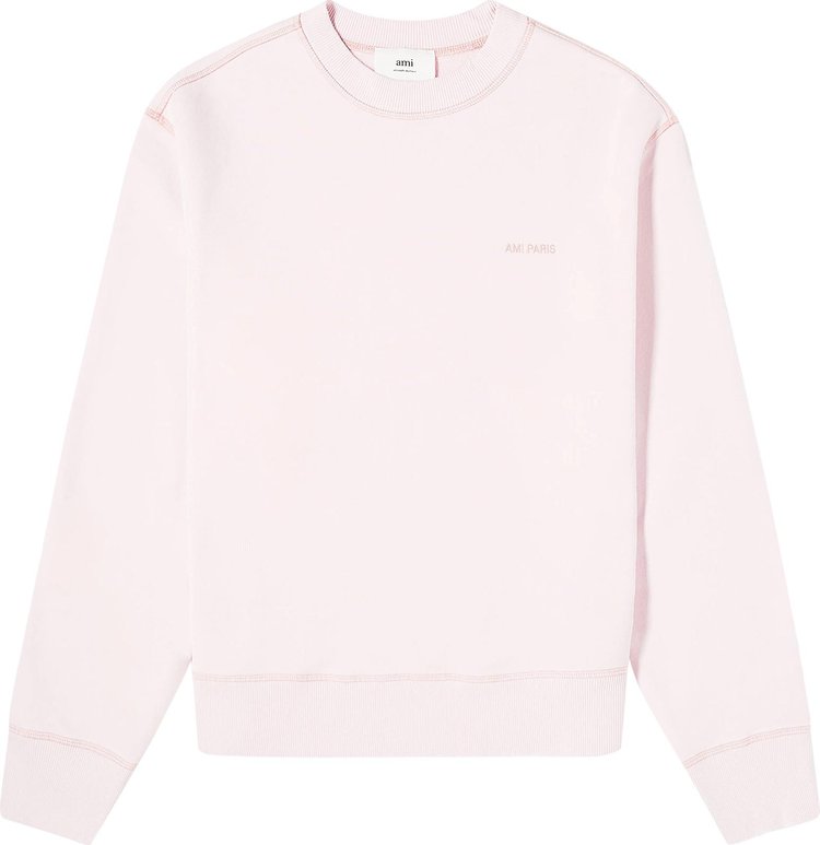 Ami Fade Out Sweatshirt 'Powder Pink'