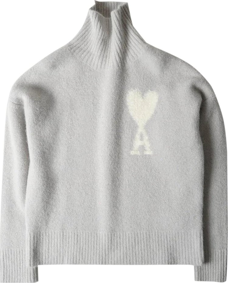 Ami High Collar Sweater 'Grey'