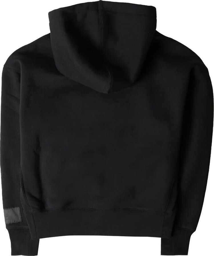 Ami Sleeve Patch Hoodie Black