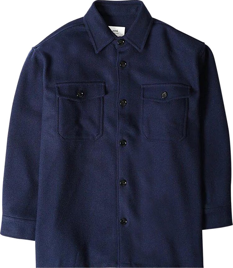 Ami Maxi Overshirt Blue