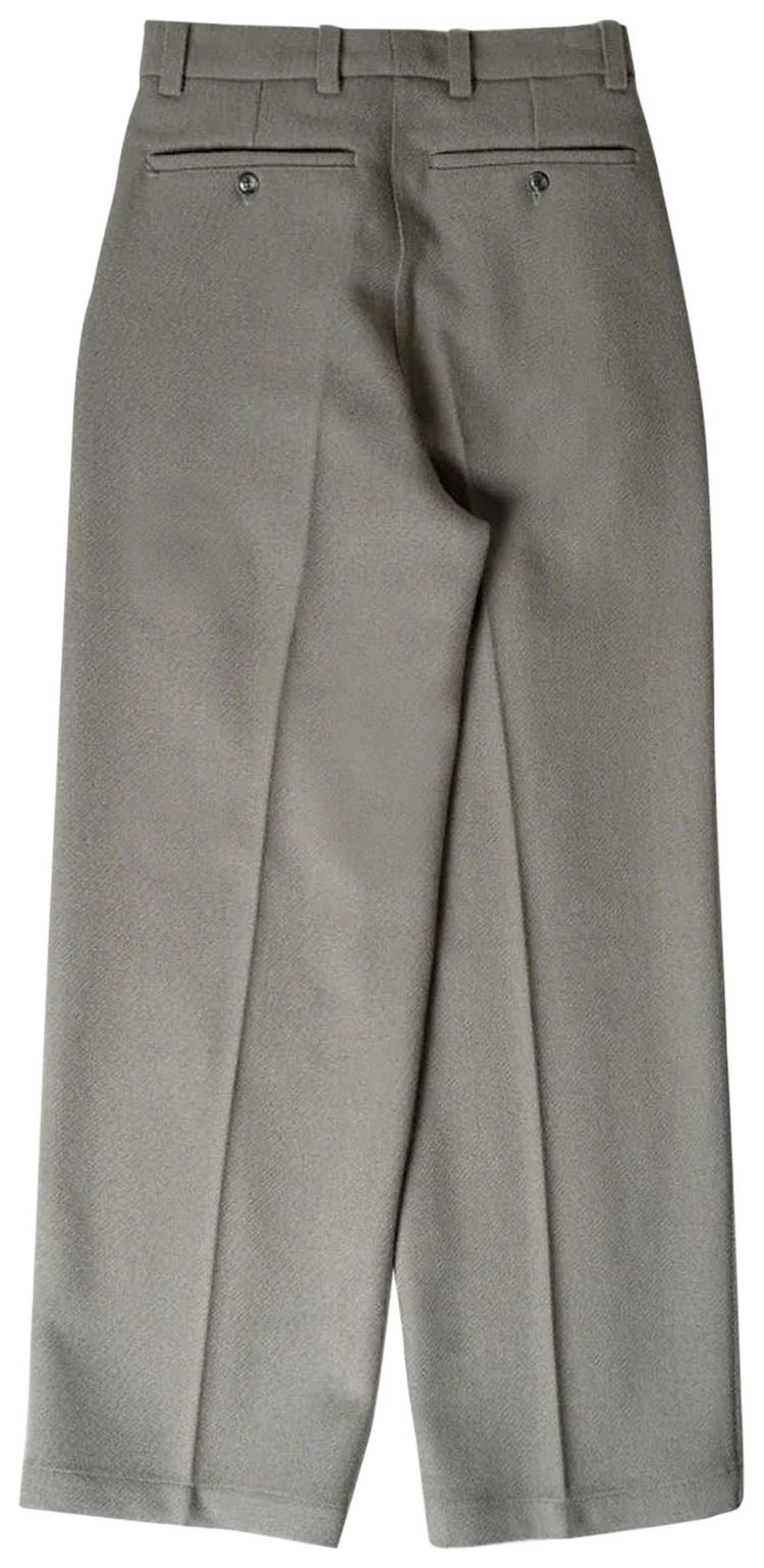 Ami Wide Fit Trousers Brown