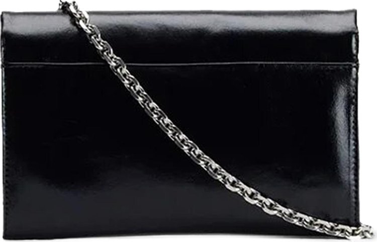 Ami Logo Plaque Chain Bag Black