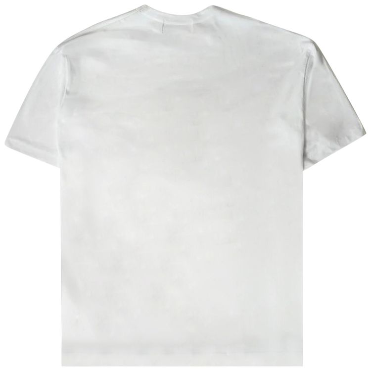 Comme des Garcons SHIRT x Lacoste Crocodile Print T Shirt WhiteGreen