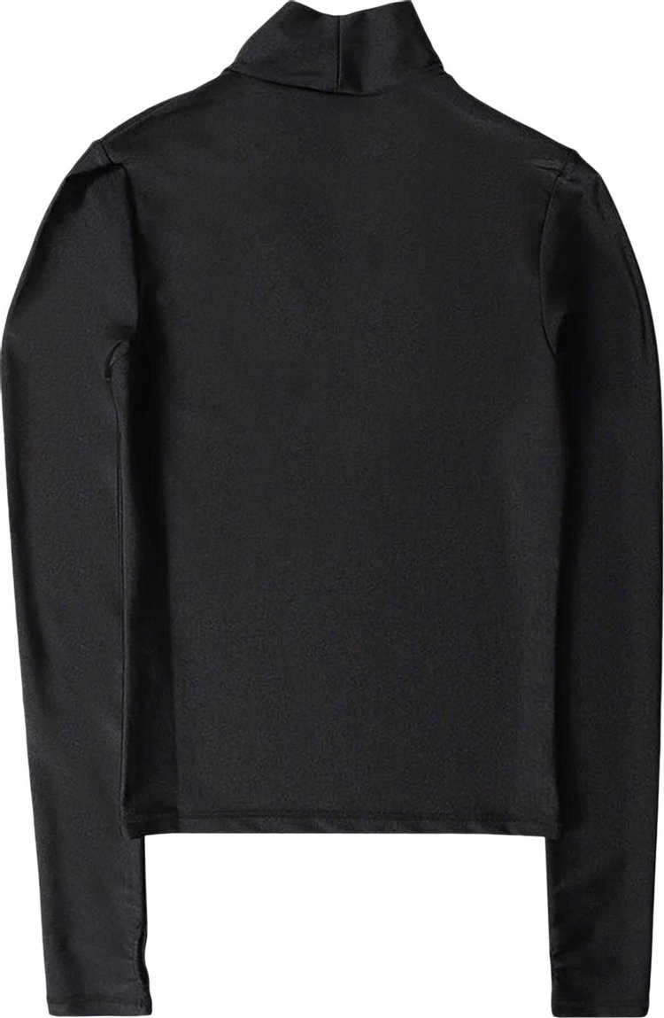 Coperni High Neck Long Sleeve Top Black