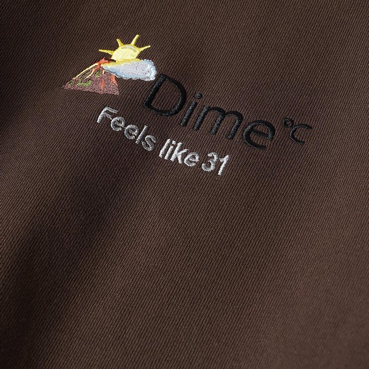 Dime Weather Sweatshirt Walnut