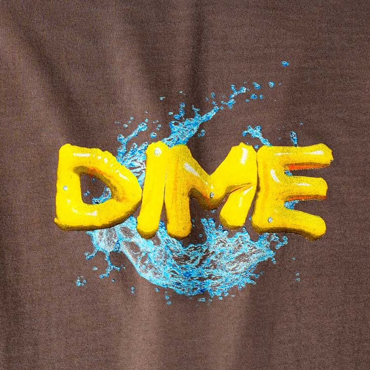 Dime Splash T Shirt Driftwood