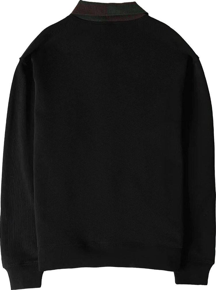 Dime Terry Rugby Sweat Black