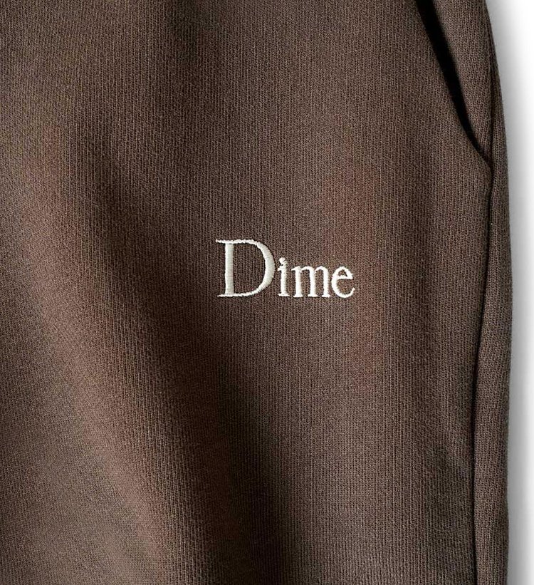 Dime Classic Small Logo Sweatpants Driftwood