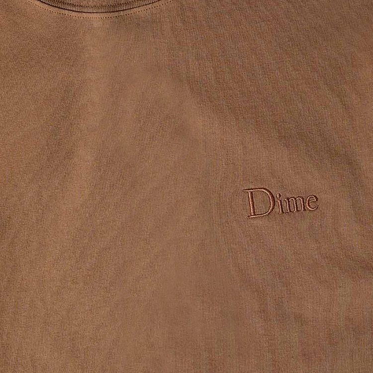 Dime Classic Small Logo T Shirt Cappuccino