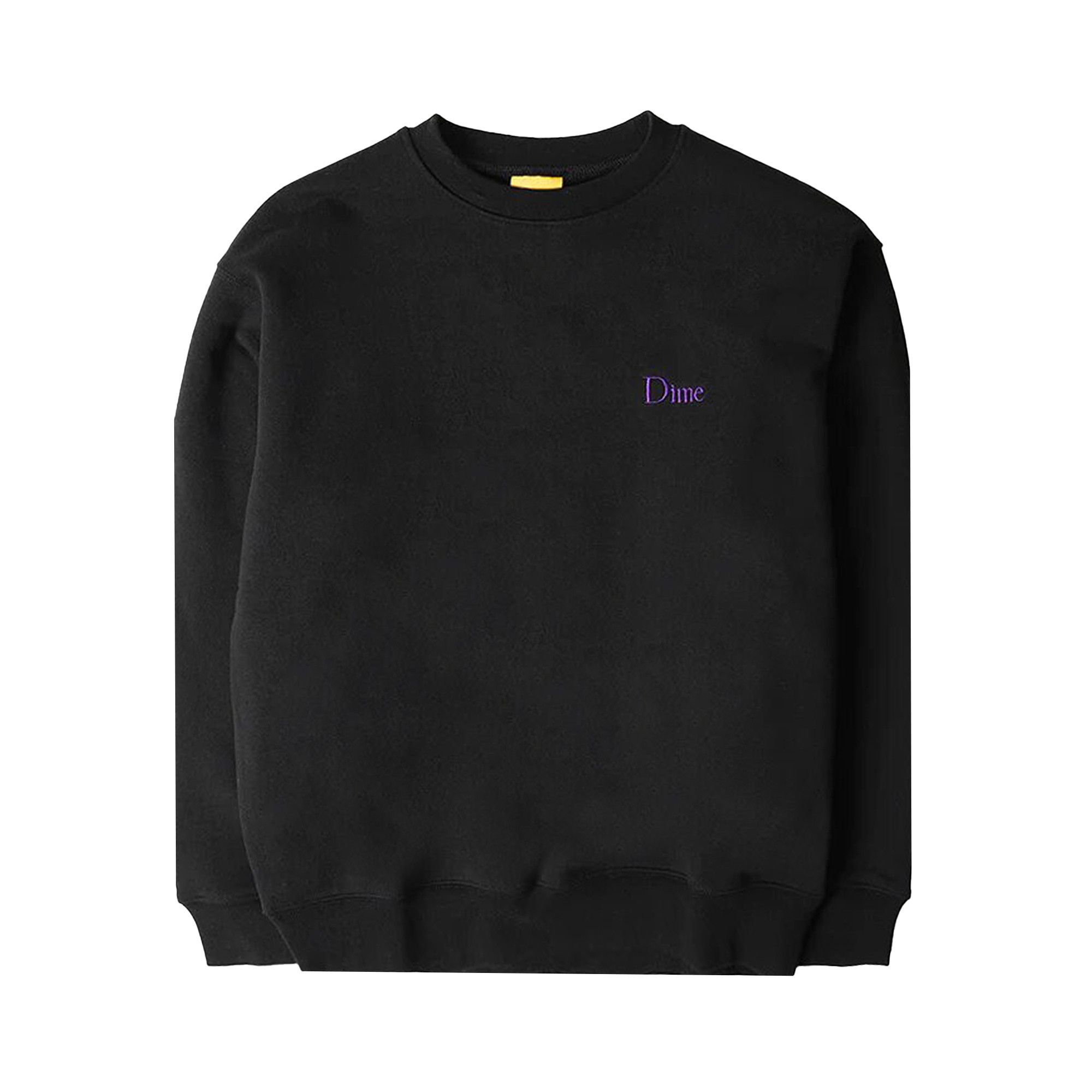 Buy Dime Classic Small Logo Crewneck Sweatshirt 'Black