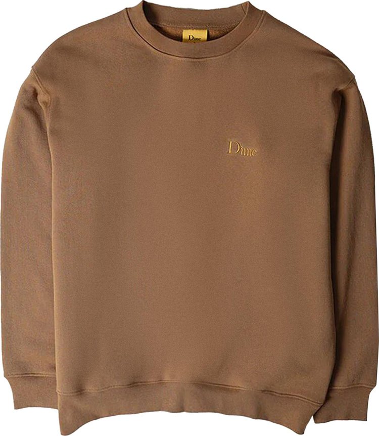 Dime Classic Small Logo Crewneck Sweatshirt 'Cappuccino'